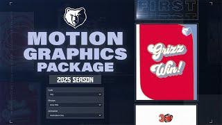 NBA Motion Graphics Template | Creating MOGRTS