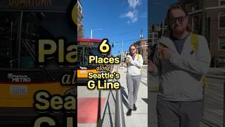 Where to Eat Along Seattle’s G Line Bus Route - King County Metro and Intentionalist #seattlecommute