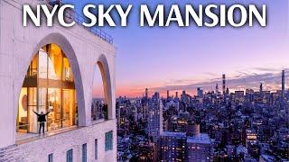 Inside a $33,000,000 Futuristic Sky Mansion | NYC Penthouse Tour