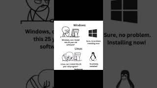  Linux vs Windows  | Which One’s Better for CODERS? ‍ #techshorts #codionics
