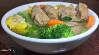 CARA MEMBUAT SOP BENING ENAK SEGER BANGET COCOK BUAT MENU BUKA PUASA ‼️ RESEP SOP BROKOLI BAKSO