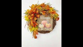 How to Design a Fall Floral Wreath!