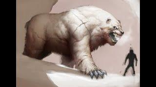 Cryptids and Monsters (CRYPTID OF THE WEEK):  Alaskan Giant Polar Bear, a mythical giant beast