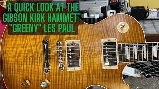 Gibson Kirk Hammett "Greeny"  Les Paul Standard Up Close - Beautiful Top!