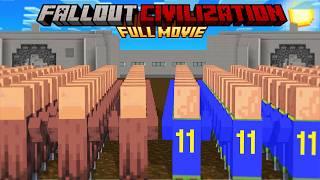 Minecraft but it's Villager FALLOUT CIVILIZATION [FULL MOVIE]