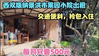 西双版纳景洪市果园小院出租，交通便利，拎包入住每月只要500元