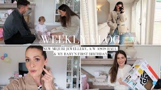 WEEKLY VLOG | A/W MANGO, ASOS & OTHER STORIES HAUL, MEJURI JEWELLERY & MY BABY’S FIRST BIRTHDAY