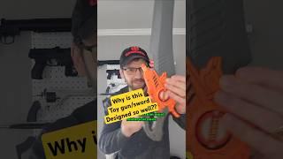 Toy gunsword designed better than historical sword pistols