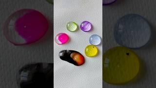 Satisfying Water color Drops and Most Relaxing 🟤️🟤#satisfying #art #relaxing #mixingcolors