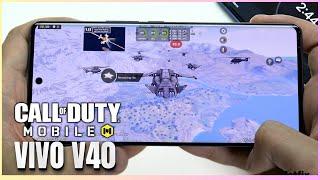 Vivo V40 Call of Duty Mobile Gaming test CODM | Snapdragon 7 Gen 3, 120Hz Display