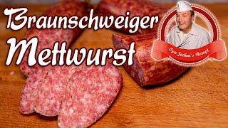 Braunschweiger Mettwurst selber machen - Wurst selber machen - Opa Jochens Rezept