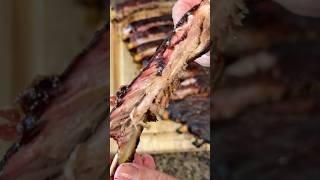 Are you team “perfect bite” or team “fall off the bone” when it comes to ribs? #bbq #ribs #pork