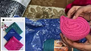 Crinkled hijab unboxing and review |online hijab shopping  |