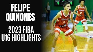 Felipe Quinones 2023 FIBA U16 Americas Championship Highlights