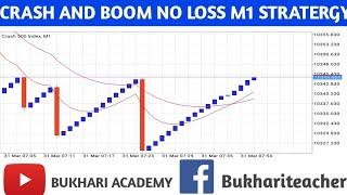 CRASH AND BOOM M1 STRATERGY | NO LOSS STRATEGY | Bukhari Academy