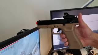 KJW Glock 18c GBBP Full Auto (KP-18)