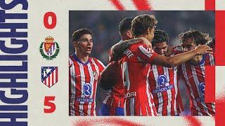 HIGHLIGHTS | Valladolid 0-5 Atlético de Madrid |  Lenglet, Alvarez, De Paul, Griezmann & Sørloth