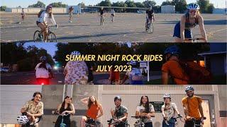 Summer Night Rock Rides | Group cycling through Davis, CA | Shot on DJI Pocket 2 and Fujifilm X-S10