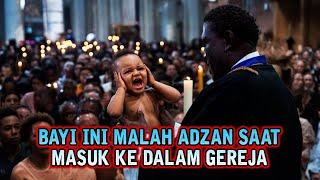 GEMPAR  BAYI AFRIKA KUMANDANGKAN ADZAN MEMBUAT PENDETA MASUK ISLAM - Sejarah Islam