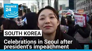 South Korea: Celebrations in the streets of Seoul after president Yoon's impeachment • FRANCE 24