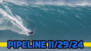 Mike Stewart Charging 2nd Reef • BODYBOARDING • Pipeline 11/29/24