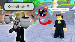 TTD YouTubers Dared Me To Do This... (Toilet Tower Defense) | Roblox