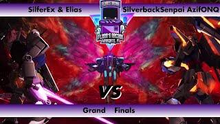 Flynn's Arcade 076 Grand Finals - SilferEx & Elias Vs FG | SilverbackSenpai & AzifONQ Gundam Boost