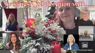 COSY CHRISTMAS COLLABORATION ‍Making my Christmas table centrepiece 