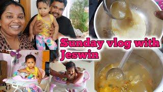 Sunday vlog with Jeswin & Jeswin Food Routine @jegatheesmeenavlog