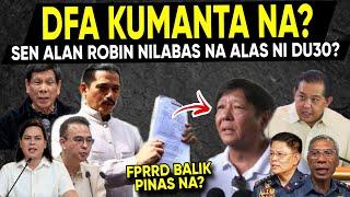 Malaking GoodNews! BUMALIKTAD na DFA? Sen ALAN at ROBIN NiLabas ang ALAS ni FPRRD Pinabalik ngK0rte?