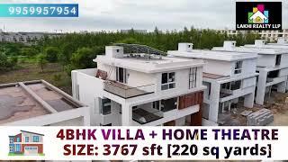 Gated Community Best Villa for Sale in Hyderabad. Independent House for Sale in Hyderabad.