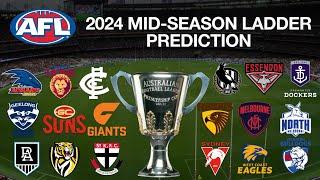 2024 AFL MID-SEASON LADDER PREDICTION