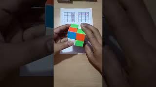 2by2 solve in only 4 moves || 2by2 cube solve in 4 step || #shorts || #cubeshorts