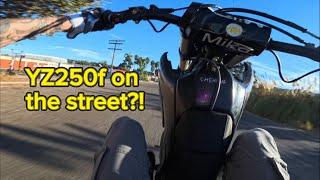 Riding my Dirt Bike on San Diego Streets!