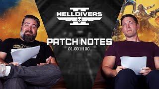 Helldivers 2 Patch Notes - Patch 01.001.100