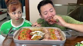 这个你爱吃，那个你也爱吃，还有你不爱吃的吗#eating show#eating challenge#husband and wife eating food#eating#asmr eating