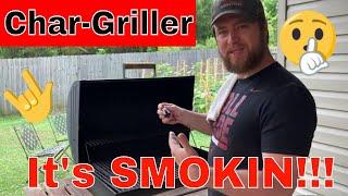 Char-Griller Black Barrel Charcoal Grill review