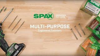 SPAX® Multi-Purpose Engineered Fasteners – Versatility Backed By Unbeatable Strength