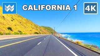 [4K] Scenic Drive: Point Mugu - Malibu - Santa Monica via Pacific Coast Highway / California 1 South