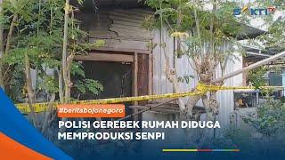BOJONEGORO - Polisi Gerebek Rumah Diduga Memproduksi Senpi