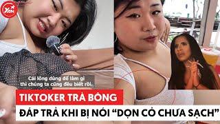 TikToker Trà Bông đáp trả khi bị nói "dọn cỏ chưa sạch" #trabong #tintuc #tintuc24h