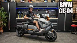 RIDING a 2023 BMW CE04 Electric Scooter | Top Speed Review |