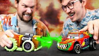 Lightning McQueen VS Remote Car ️️ We Build Epic Cars & Test Them In A Battle