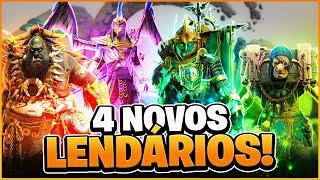 A NOVA ATUALIZAÇÃO TRARÁ 4 NOVOS CAMPEÕES LENDARIOS | Raid Shadow Legends