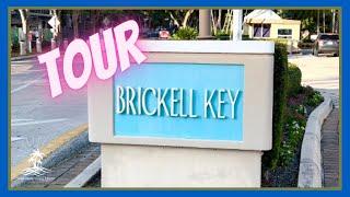 Take a TOUR around BRICKELL KEY (Miami) | Private Island | Luxury Waterfront Residences