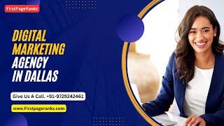 Digital Marketing Company in Dallas | Digital Marketing Agency in Dallas | FirstPageRanks