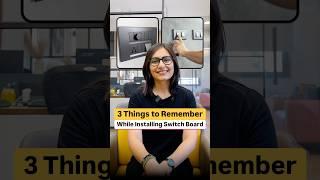  Don’t forget this while installing switch board #home #interiordesign