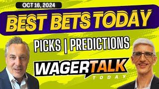 Free Best Bets and Expert Sports Picks | WagerTalk Today | MLB Playoffs & CFB Picks | 10/16/24