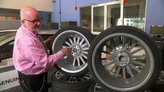 Mercedes-Benz/Holden counterfeit wheel pothole test cracking