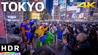 4K HDR Tokyo Halloween Shibuya 2022 - Sunday 10/30